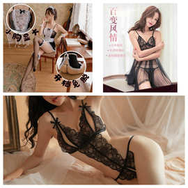 美诱佳情趣内衣性感蕾丝组合衣女激情套装纯欲镂空免脱制服诱惑