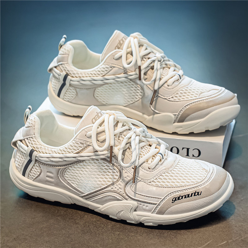 Mesh Breathable Raised-Toe German Training Shoes, Summer Lightweight Soft-Soled Thin Running Shoes for Men, Casual Sports Trendy Brand Forrest Gump Shoes