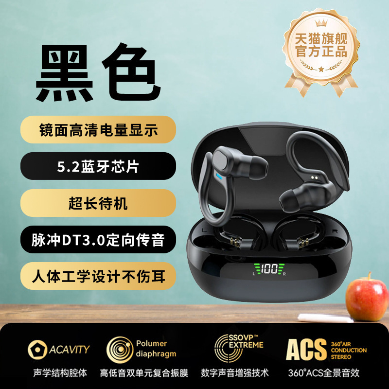 挂耳式无线蓝牙耳机不入耳降噪超长续航高音质久戴不痛2025年新款|undefined