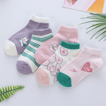六指鼠童袜儿童袜子春夏季薄棉女童薄款短袜宝宝小中童船袜