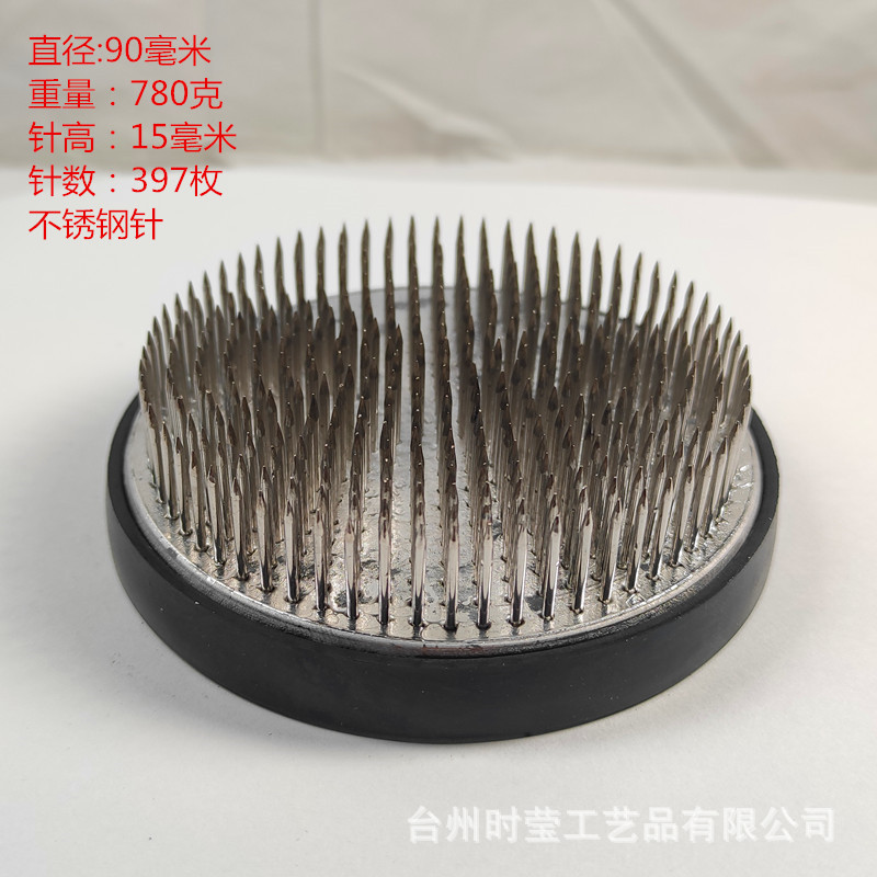 Jianshan arreglo floral japonés base del recipiente japonés Jianshan arreglo floral artefacto aguja montaña Zen arreglo floral flor camino herramienta floral