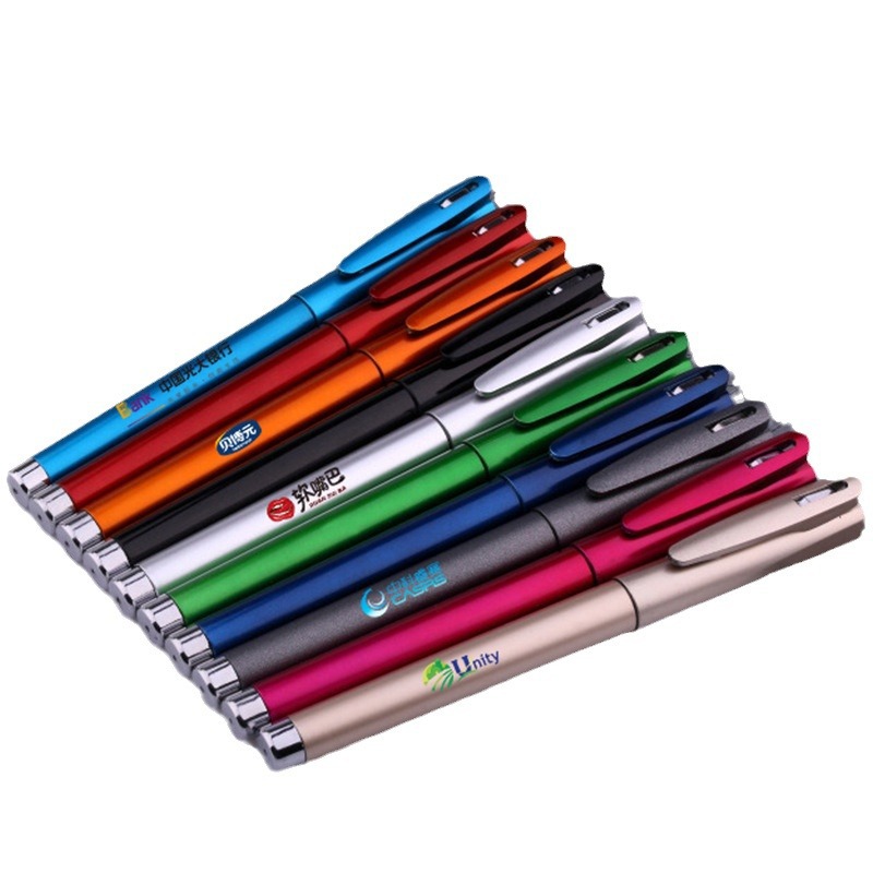 Personalización de pluma publicitaria, personalización de pluma de gel, pluma de firma, personalización de pluma de regalo Personalización de fábrica al por mayor