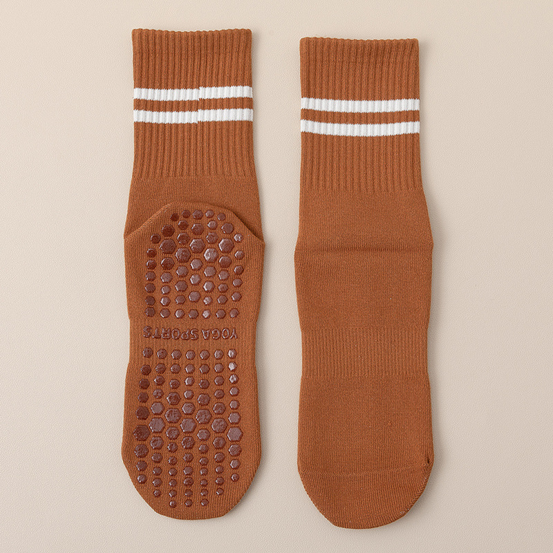Calcetines de algodón para niños, calcetines deportivas antideslizantes de silicona para mujeres, calcetines especiales de acondicionamiento físico, calcetines de pilates, etc.