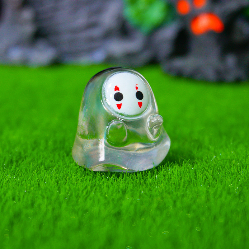 Figura de esqueleto masculino sin rostro, pequeño fantasma de cristal, regalo de Halloween, decoración transfronteriza al por mayor, nuevo modelo de moda