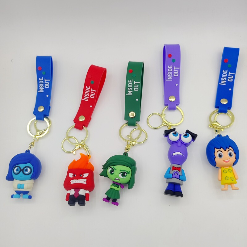 頭脳特務隊INSIDE OUTアニメキーホルダー自動車キーホルダーストラップアニメ卸売り|undefined