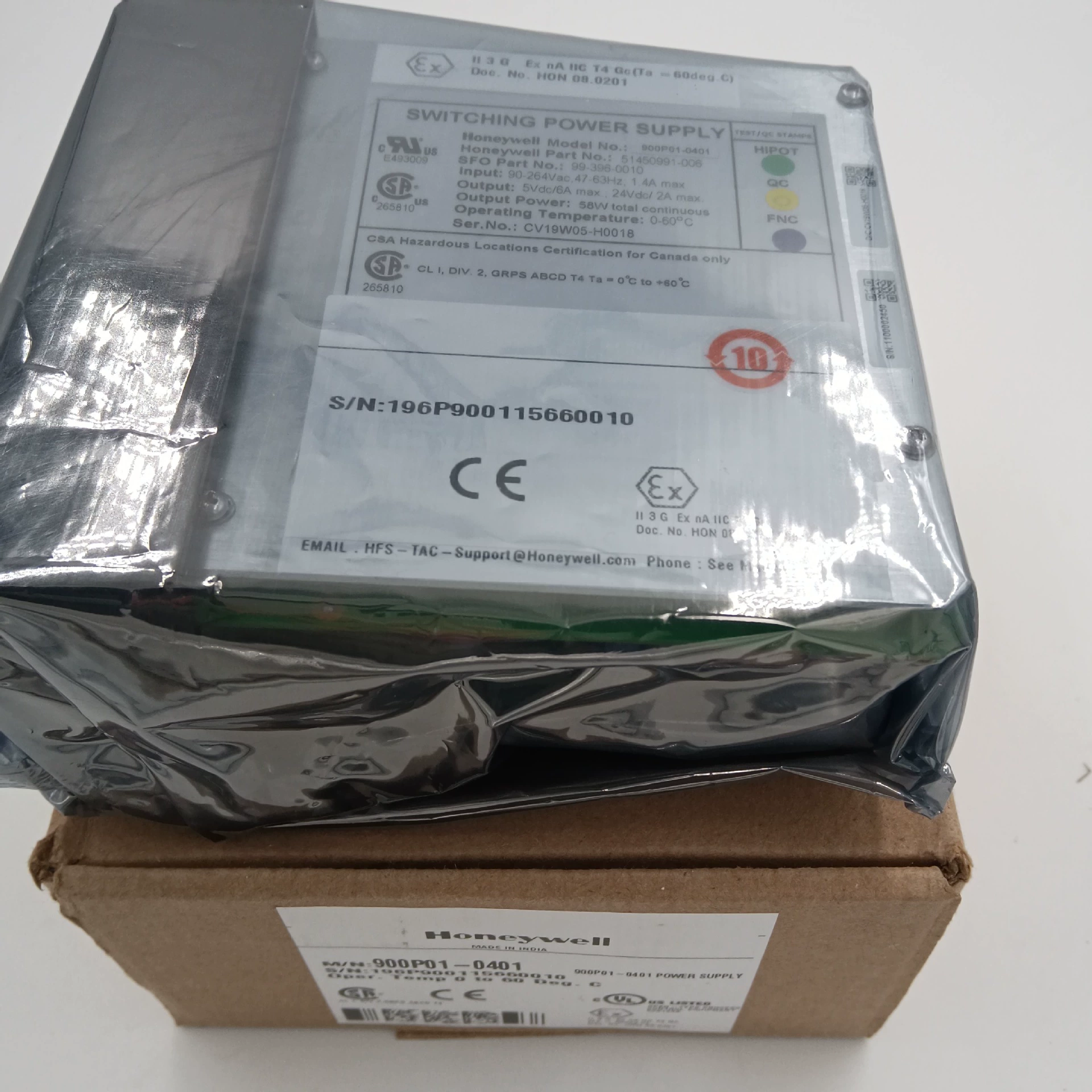 Блок питания Honeywell Honeywell HC900's SIS 900P01-0401 900P01-0601