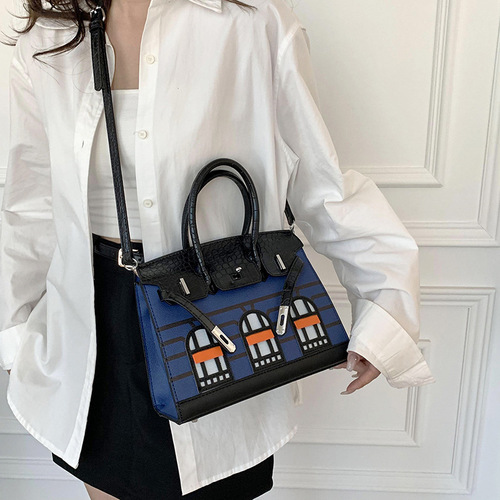 Foreign trade light luxury Kelly handbag large capacity shoulder bag women's high-end fashion versatile women's crossbody bag