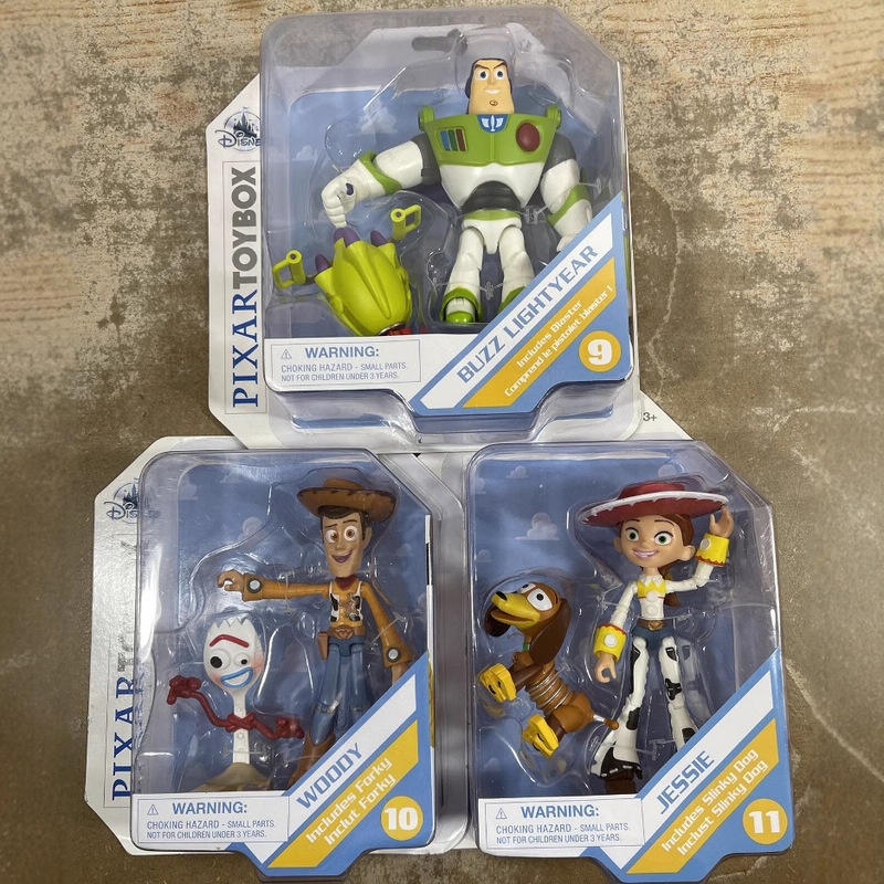 Shanghai Disney ToyBox Cartoon Figure Woody Buth Lightyear Hearts Matrix Full-Articulated Action Figure