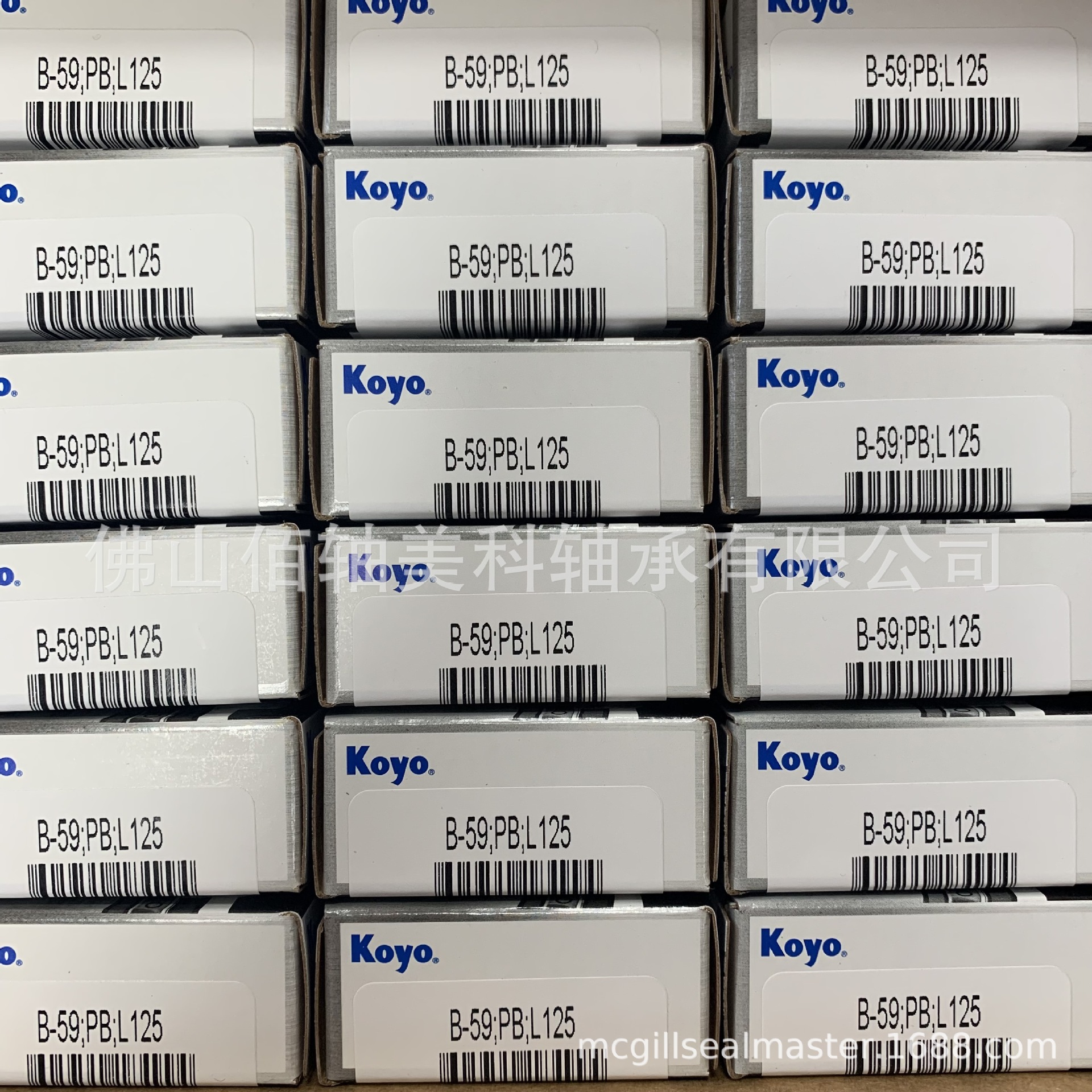 KOYO尖头满滚针轴承 B-56;PB;L125 原美国TORRINGTON品牌