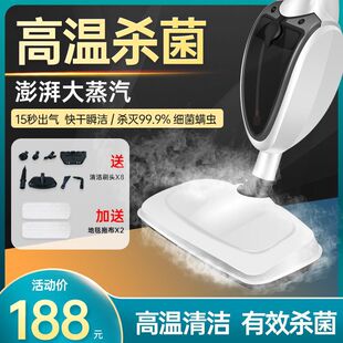 Steam Mop High Temperature Household Non-Wireless Electric Multi-Function Two-In-One Floor Mopping Cleaning Machine Hot One Piece