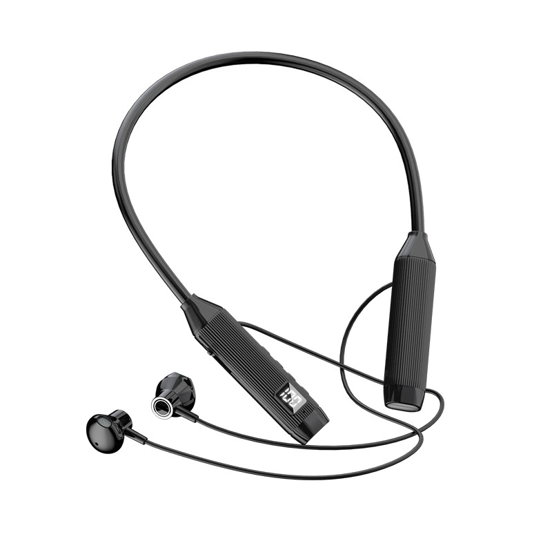Электризованный висячий Bluetooth на шею гарнитура с батареей, магнитный ремешок, номер показывает спортивная пробежка на шее, беспроводное Bluetooth, долгий срок службы батареи