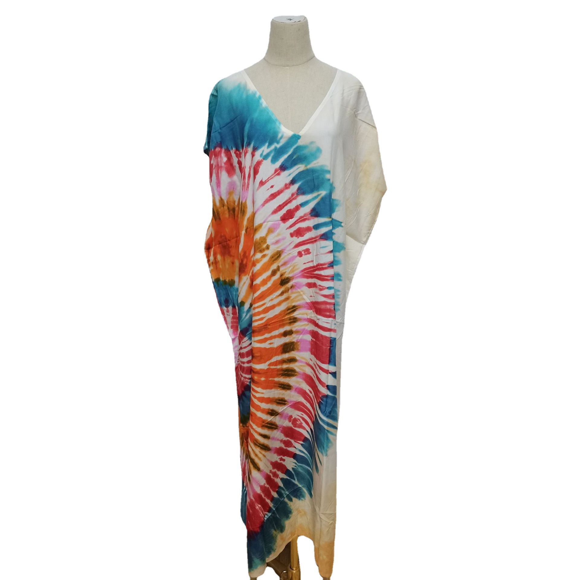 Cruzadas de Europa y América floreciente playa blusa ocio vacaciones vestido bikini protección solar camisa traje de baño desgaste exterior Z510-1