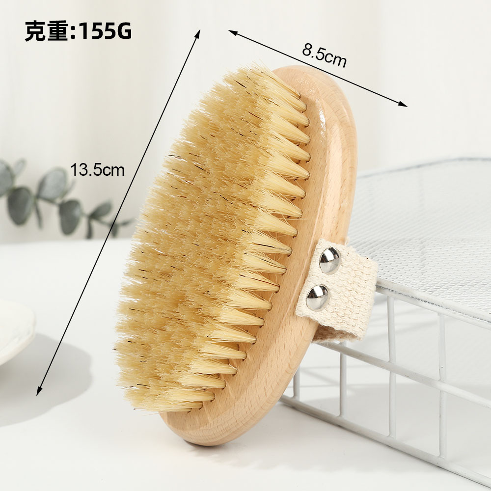 Cepillo Corporal de Masaje de Madera de Madera y Sisal para Baño image 10