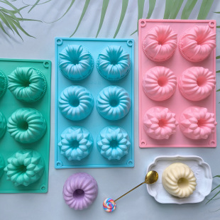 6 even 3 savalin cake baking tray mousse french dessert mold DIY candy pudding kitchen baking tools 698