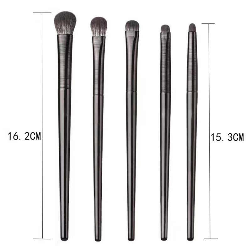 Cepillo delineador de ojos de hoja Cepillo de cejas oblicuo de cabeza plana ultrafino Cepillo de sombra de ojos Cepillo de sombra de ojos fabricante de herramientas de belleza profesional Cepillo de cejas al por mayor