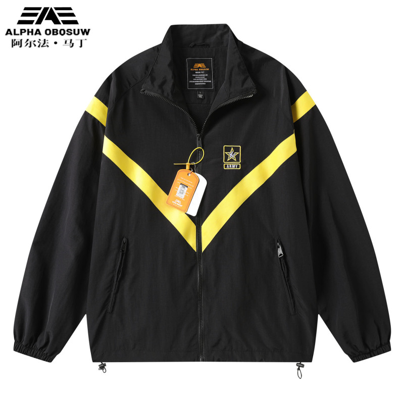 Alpha Martin Trendy Brand Pilot Training Jacket Spring and Autumn Style American Retro Cross-Border Sports Jacket for Men Alpha Martin Trendy Brand Pilot Training Jacket Spring and Autumn Style American Retro Cross-Border Sports Jacket for Men
