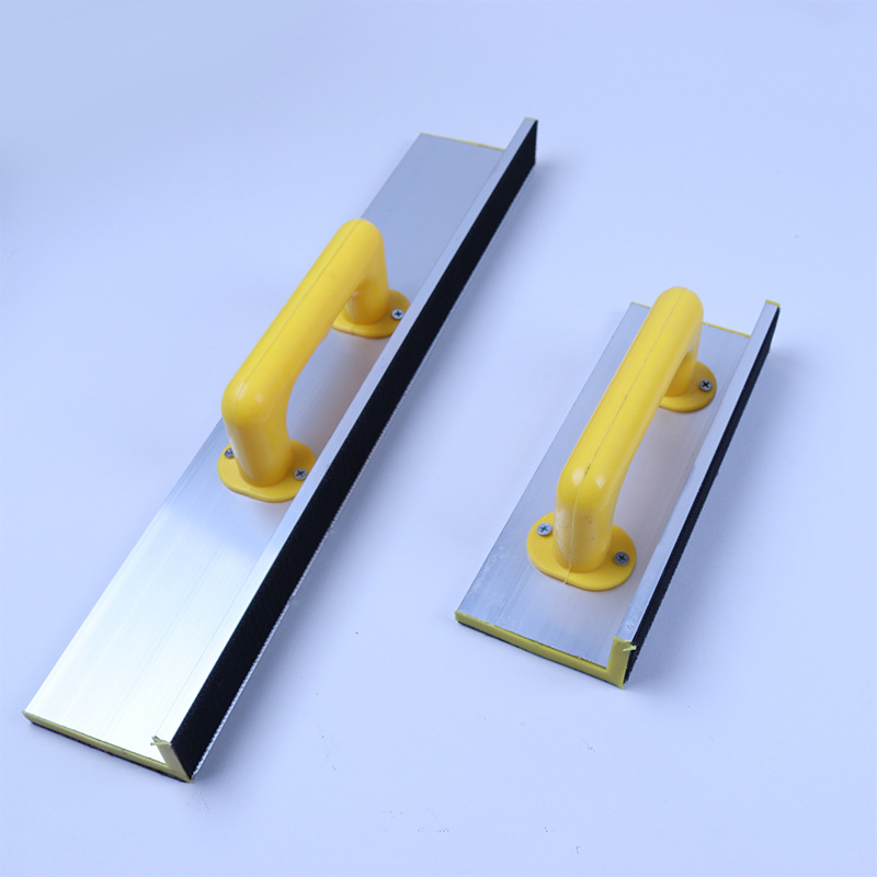 Aleación de aluminio autoadhesivo papel de lija rack ángulo femenino pulido de pared autoadhesivo esponja rack de arena fábrica personalizado marco de papel de lija