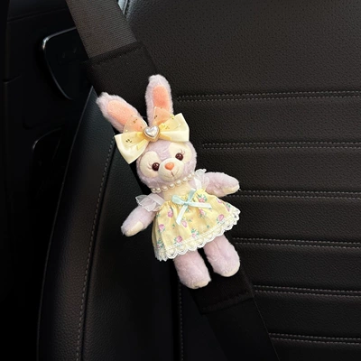 pair for couples, LinaBell and — Seat belt shoulder pad - sweet-facespring-outing-lulu-black-shoulder-pads