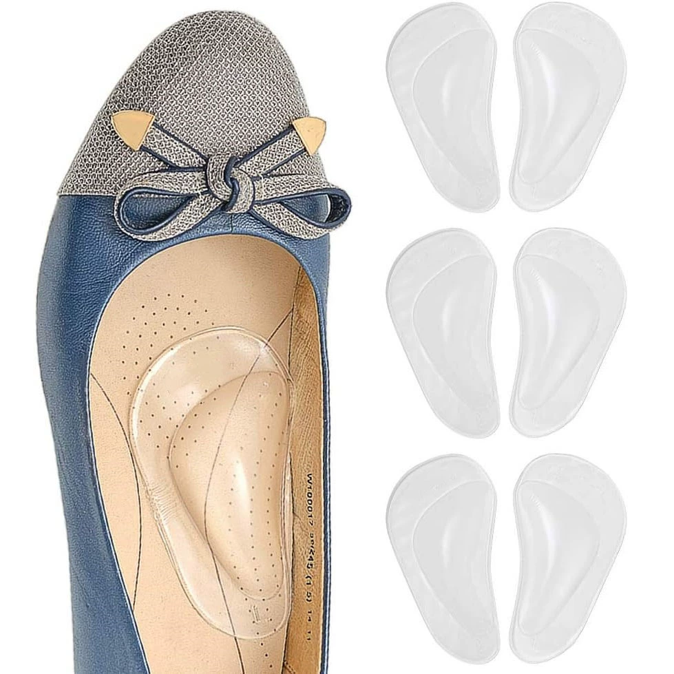 Трансграничные корректирующие стельки для арки Внутренняя и внешняя Арка Силиконовые стельки Evarus для взрослых Половина