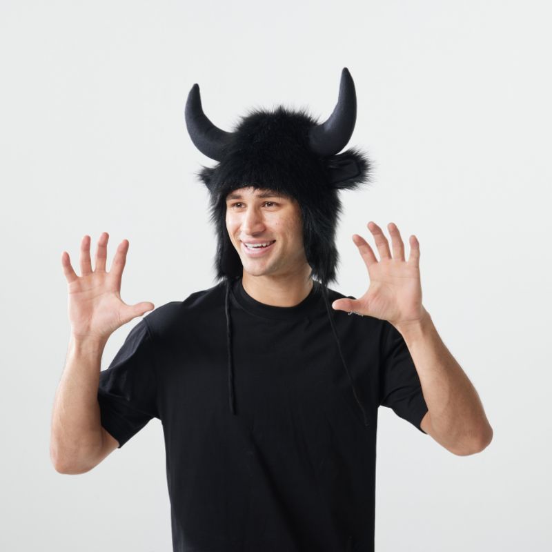 国境を越えて爆発したアマゾンの成人希音wishハロウィーンクリスマスのぬいぐるみ牛角帽子、舞台を飾る|undefined