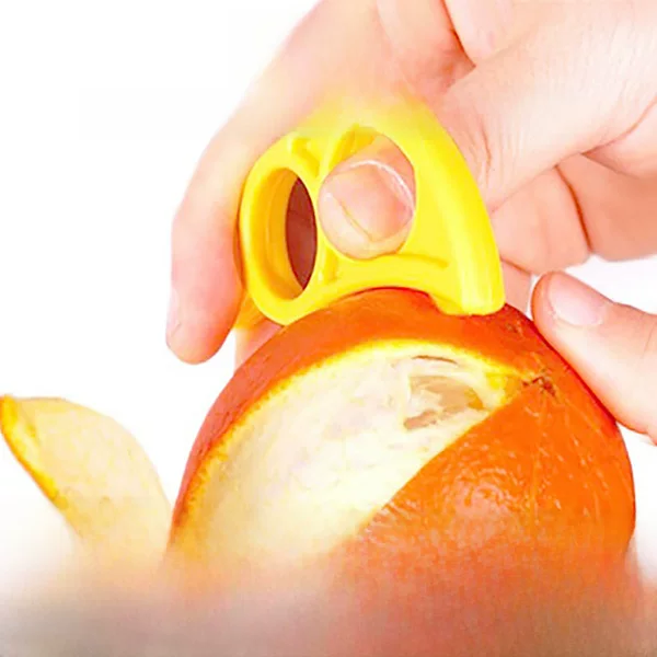 Manufacturer's Wholesale Plastic Orange Peeler, Peel Scraper, Orange and Tangerine Peeler, Orange Opener