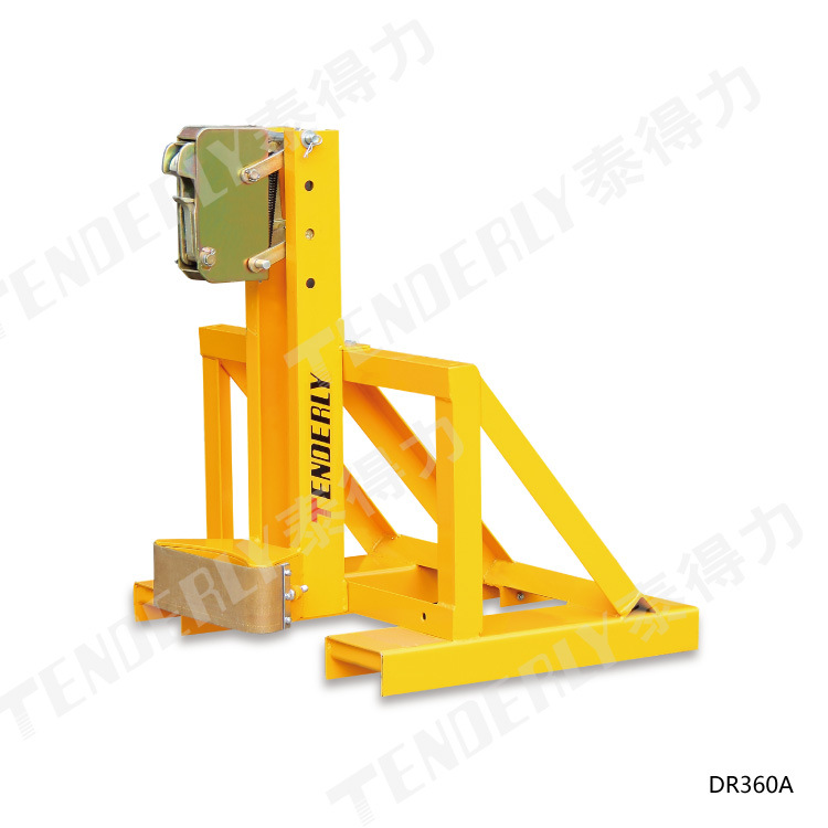重载型双桶单鹰嘴的叼扣式叉车用油桶夹DR360A,/720A,DR360B/720B