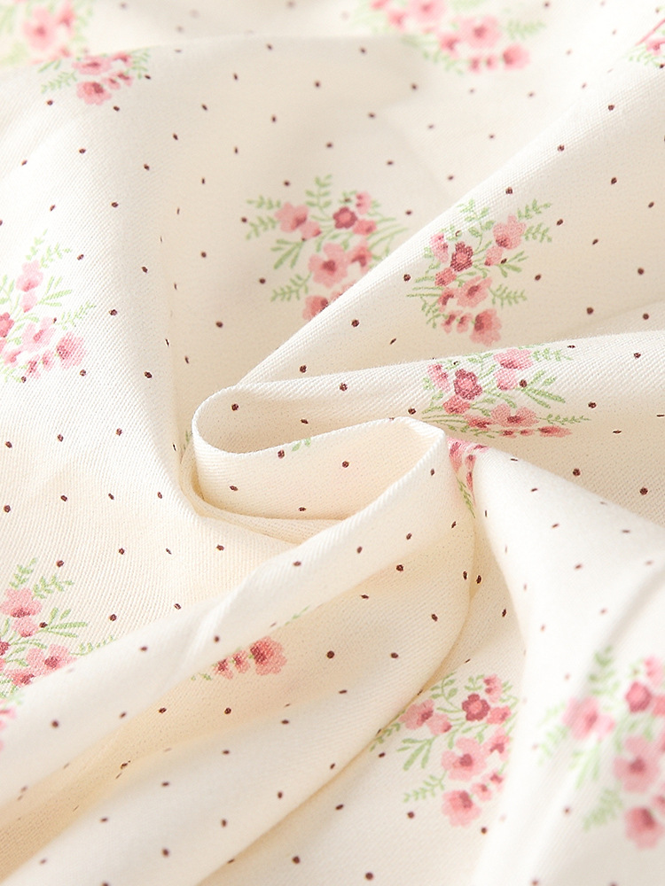 Vestido de Manga Larga para Niña de Algodón, Suave, para Otoño y Primavera