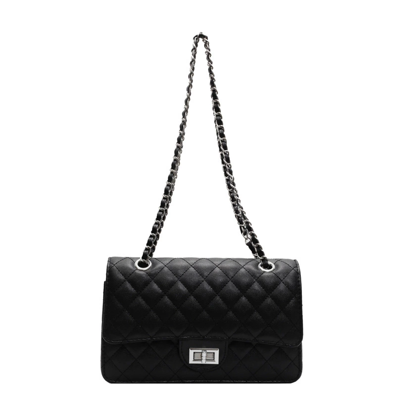 Маленькая сумочка через плечо, модная цепочка, сумка на одно плечо, стиль Chanel, городской стиль, цепочная сумка