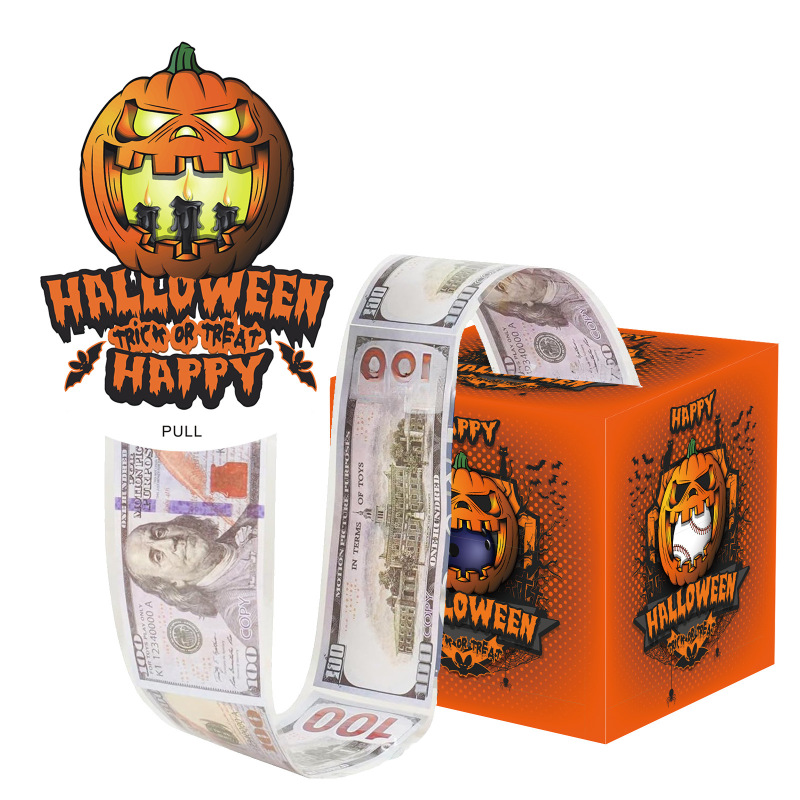 ハロウィンのお金引き出しの装飾、ハロウィーンのパーティーの装飾用品、お金引き出しのギフトボックスの装飾がすぐに手に入ります。|undefined