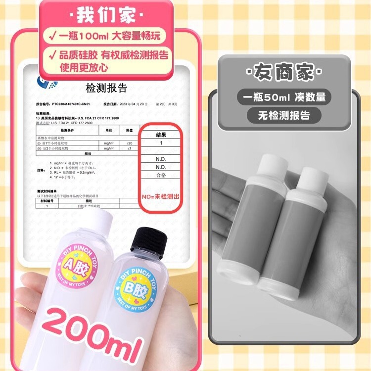 つまみ音楽diy材料バッグ自作シリコンつまみセット子供手作り猫爪解凍玩具女の子|undefined