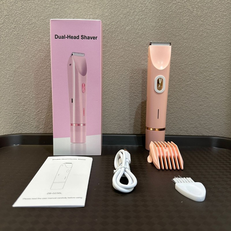 クロスボーダーツーインワン双頭電気脱毛器女性全身脱毛ヘアトリミングシェービングポータブル脱毛装置|undefined