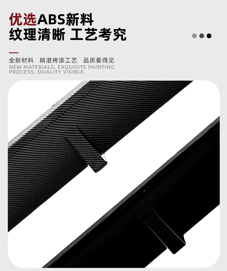 Suitable for Bmw X5 G05 m Sport 2019+ Black Warrior Rear Spoiler Corner Rear Lip Tail Lip Cross-Border Modification