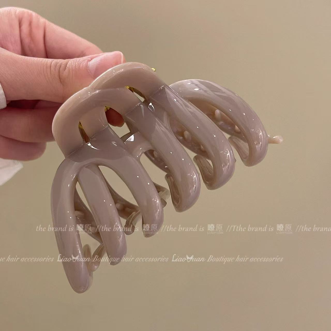 대형 약 9cm 카키색 호박 그리퍼
