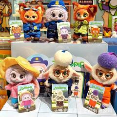 疯狂动物城全系列6款搪胶毛绒玩偶潮玩盲盒公仔挂件背包挂饰批发