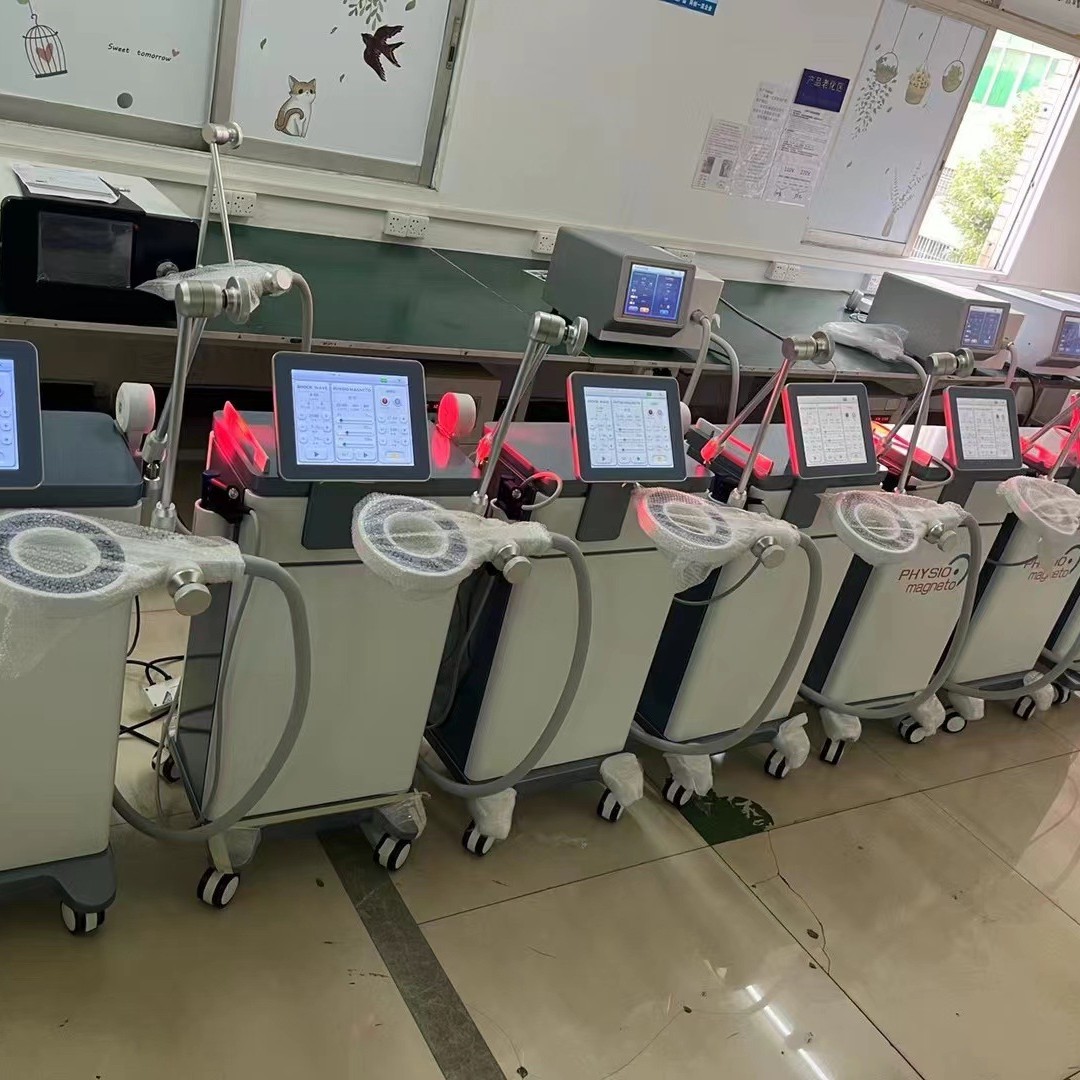 Máquina de Fisioterapia Deportiva con Anillo Magnético, Ondas de Choque para Rehabilitación del Dolor, Dolor Articular, Distensión Muscular Lumbar, Terapia de Luz Infrarroja