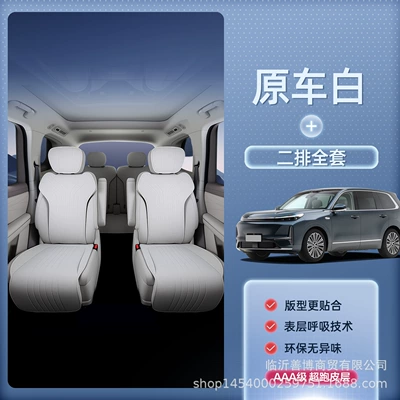 Decorative Seat Cover | Modelə uyğun (Original) oturacaq örtükləri - original-car-white-second-row-six-piece-set-breathable-and-wear-resistant-no-specifications