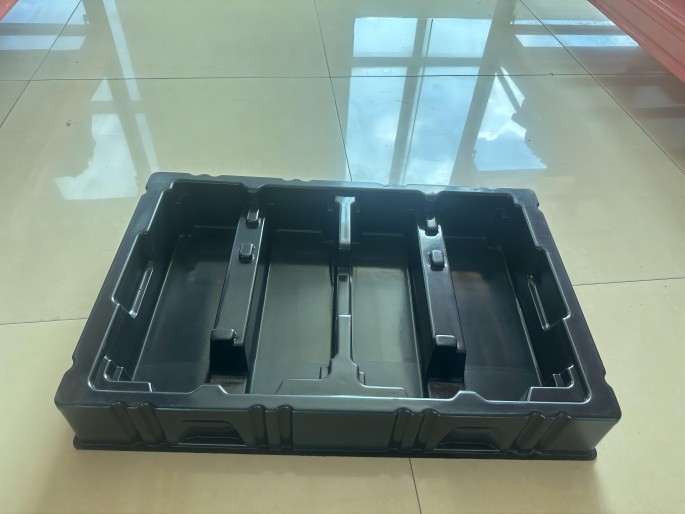 塑料板厚片吸塑托盘异形类包装保护盘不规则产品托盘黑色ABS塑料