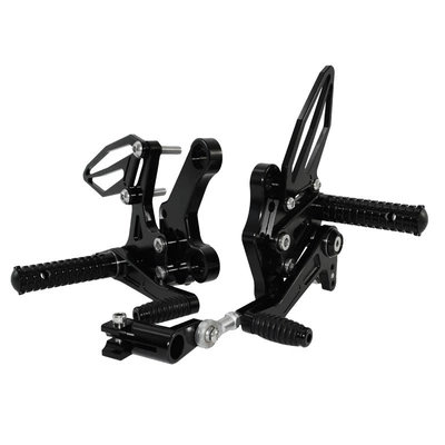 Suitable for Kawasaki Ninja 250 400 Z400 18-24 Modified Motorcycle Raised Footrest Rearward Shift Assembly (Motorcycle pedals) - black