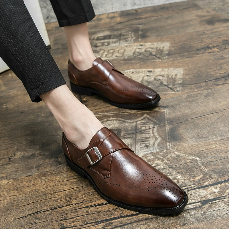 Весенний и осенний новый трансграничный большой размер 48 мужской низкий уровень досуг в британском стиле