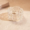 20# Bracelet-Silver-Hollow Flowers