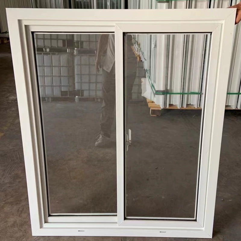 Прямые продажи завода пластиково-стеклянное раздвижное окно 1100×920 закалённое однослойное стекло