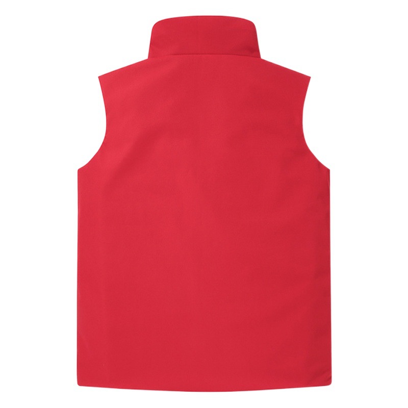 Primavera y otoño popular soporte collar chaleco juventud ropa de trabajo casual de doble cara chaleco color sólido fino