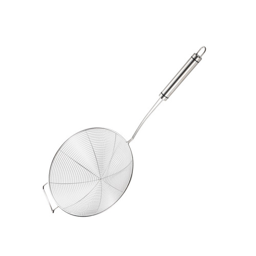 304 stainless steel large colander, multi-specification hot pot mesh drain, kitchen household noodles strainer, commercial colander