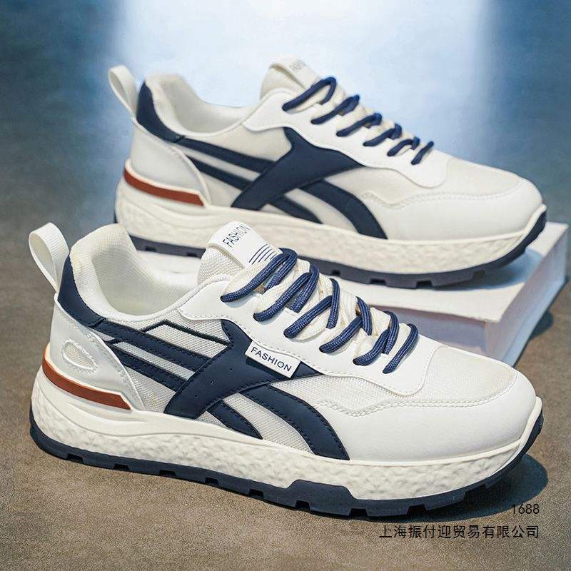 Men's shoes spring 2026 new model, lightweight soft-soled men's casual shoes, shock-absorbing sports shoes, versatile trendy shoes for students Men's shoes spring 2026 new model, lightweight soft-soled men's casual shoes, shock-absorbing sports shoes, versatile trendy shoes for students