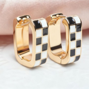 Fashionable Open Stud Earrings, Hypoallergenic Luxury Jewellery_voghion.com