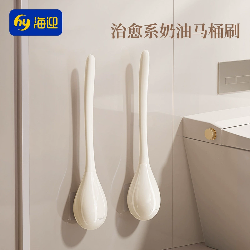 Новая настенная щетка для унитаза для домашнего использования, щетка для чистки унитаза без слепых зон с длинной ручкой, высококачественная щетка для чистки унитаза в ванной комнате.