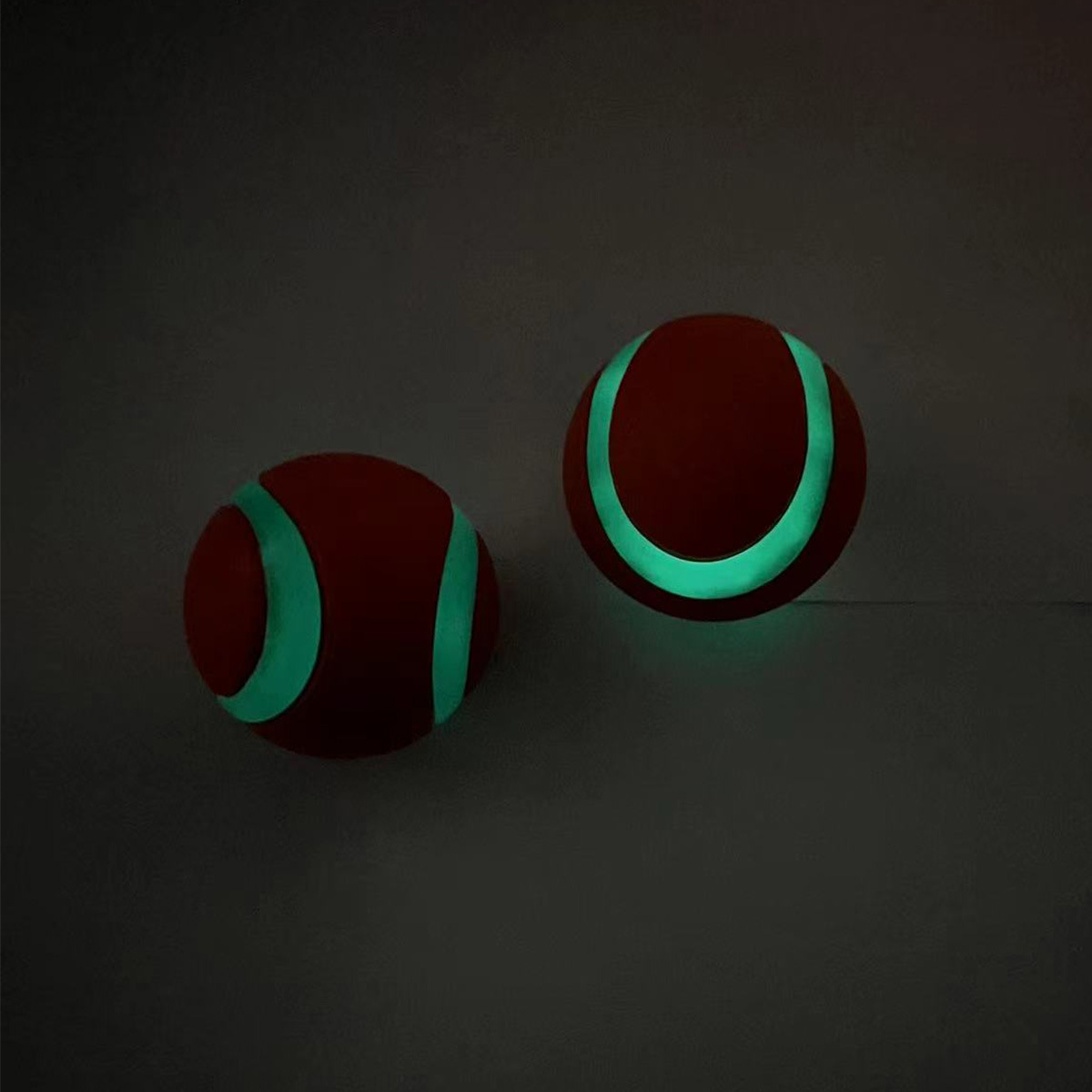 Juguetes para perros para aliviar el aburrimiento, bola elástica sólida, bola luminosa para cachorros, juguete para mascotas, morder no es malo, suministros para perros, bola para perros