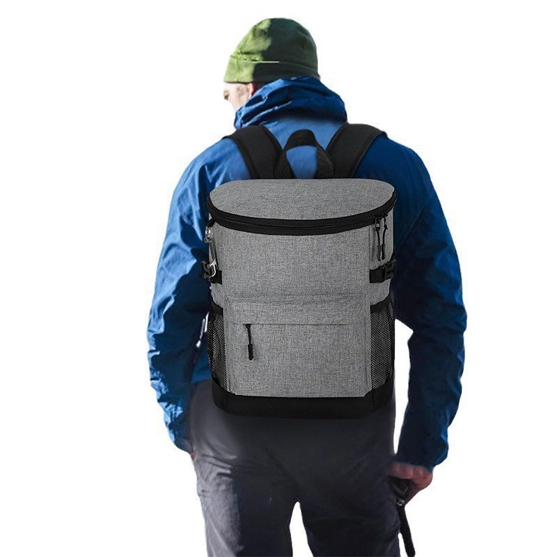 Amazon Hot Sale Outdoor Refrigerated Bag Refrigerated Mochila A prueba de agua aislamiento térmico 30 latas de acampamiento de playa de pesca a pie