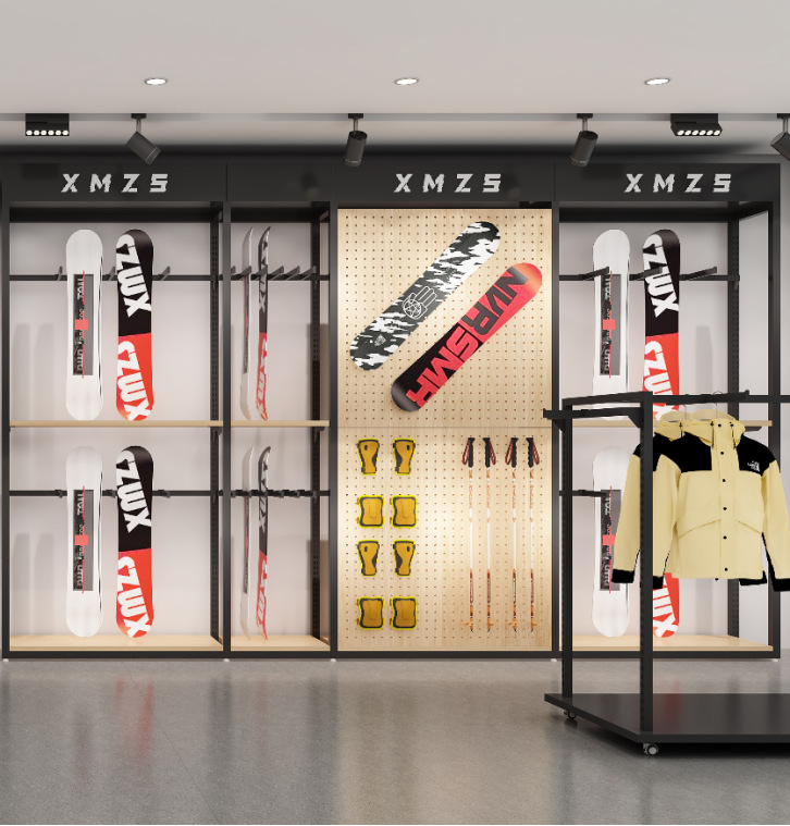 Tienda de zapatos deportivos al aire libre estante de zapatos estante de exhibición tienda de ropa estante de exhibición Zhongdao estante de zapatos estante de tienda de ropa profesional de hombre