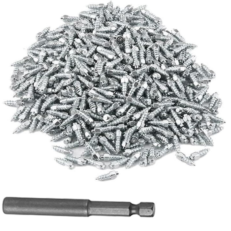 Winter Snow Anti-Skid Spikes Off-Road Tires Solid Tires for Off-Road Scooters, Mountain Bikes and Motorcycles, Wear-Resistant